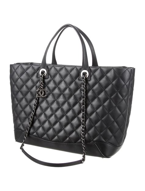 chanel shopper tote 2017|Chanel quilted shopping tote.